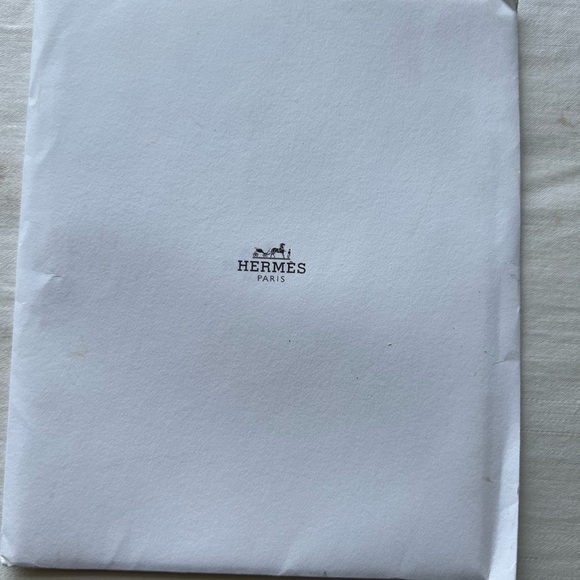 Never Used Hermès Pink Cotton Handkerchief Pocket Square - Picture 7 of 9